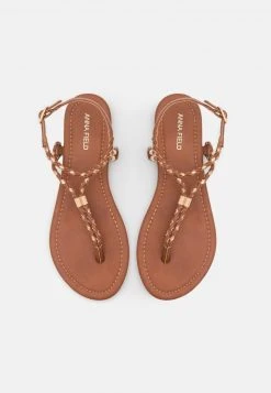 ofertas 😀 Anna Field ⭐ Sandalias De Dedo - Cognac/gold, Mujer ✨ -Tienda barata Anna Field 7c596d3d4dd6464c819a2b72b8deb71f