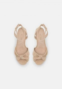 Venta express 🔥 Anna Field LEATHER - Sandalias De Tacón - Beige, Mujer 🛒 -Tienda barata Anna Field 7d40659b75374455b79f8f30ab3cdaef