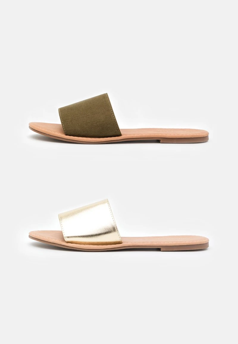 Gran venta 🤩 Anna Field 2 PACK - 🎉 Sandalias Planas - Khaki/gold, Mujer ✔️ 4 Gran venta 🤩 Anna Field 2 PACK - 🎉 Sandalias Planas - Khaki/gold, Mujer ✔️ - Imagen 2