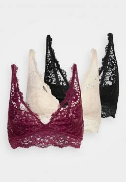 Presupuesto 😍 Anna Field 3PP BRALETTE - Top - Black/beige/dark Red, Mujer 🌟 -Tienda barata Anna Field 807791b3c1a94ac1b9278c65f85cb00e