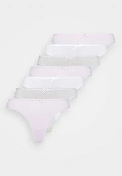 ofertas 🤩 Anna Field GEORGINA 7PP THONG COTTON - Tanga - Lilac/grey/white, Mujer 👏 -Tienda barata Anna Field 834b4f3d87cc40ef87fc087c6010d0b7