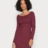Las mejores reseñas de 🎁 Anna Field Vestido De Punto - Bordeaux, Mujer ✔️