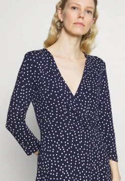 Descuento 🎉 Anna Field Quarter Sleeves Wrap Mini Dress - Vestido Ligero - Dark Blue/white, Mujer 👍 -Tienda barata Anna Field 84c988ca0fac4717aa6a05ab66c76c16