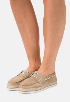 Comprar ❤️ Anna Field LEATHER - Zapatos Con Cordones - Beige, Mujer 🎉
