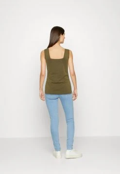 Presupuesto 😉 Anna Field Top - Khaki, Mujer ⌛ -Tienda barata Anna Field 86989e978480406090d1c4d2a67402e9