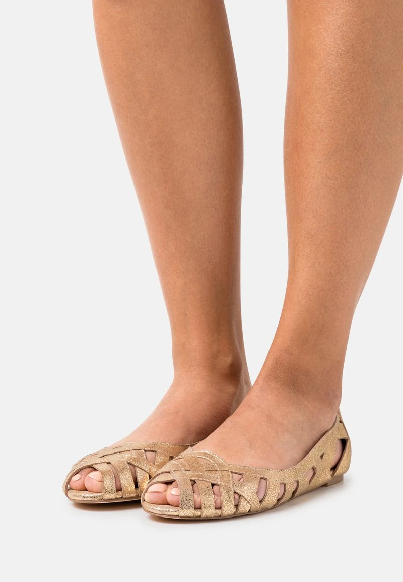 Mejor precio 😀 Anna Field Bailarinas Peeptoe - Gold, Mujer 🎉 5 Mejor precio 😀 Anna Field Bailarinas Peeptoe - Gold, Mujer 🎉 - Imagen 3