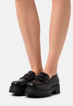 Lo mas barato ⭐ Anna Field LEATHER - Mocasines - Black, Mujer 😍