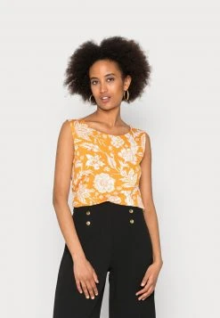 Para estrenar ✔️ Anna Field Top - Dark Yellow, Mujer ⭐