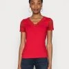 Comprar 🔥 Anna Field Camiseta Básica - Red, Mujer 😉