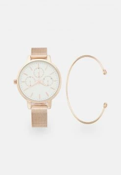 Lo mas barato ✨ Anna Field SET - Reloj - Rose Gold-coloured, Mujer 👏