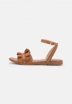 Nuevo 👏 Anna Field LEATHER - 🥰 Sandalias - Cognac, Mujer ⭐