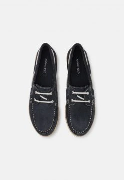 Promoción ⌛ Anna Field LEATHER - Zapatos Con Cordones - Dark Blue, Mujer 😉 -Tienda barata Anna Field 8bd9222ae0fb4431b98f5957d0dcafad