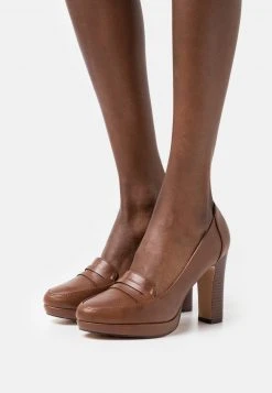 Toma de corriente 💯 Anna Field Zapatos De Plataforma - Cognac, Mujer 👏