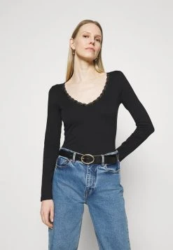 Venta express 😉 Anna Field Camiseta De Manga Larga - Black, Mujer 🌟