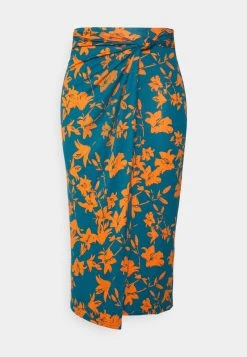 Toma de corriente 🔥 Anna Field Falda De Tubo - Blue, Mujer 😍