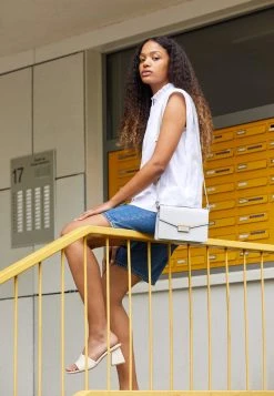 Cupón ✨ Anna Field Bandolera - Light Grey, Mujer 👏