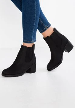 Presupuesto 👍 Anna Field Botines Bajos - Black, Mujer ⭐