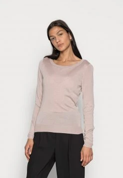 Presupuesto ✨ Anna Field SILK BLEND JUMPER - Jersey De Punto - Beige, Mujer 🔔