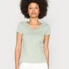 Presupuesto 🎁 Anna Field Camiseta Básica - Light Green, Mujer ❤️