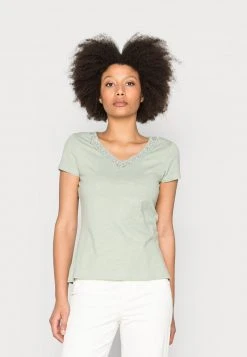 Presupuesto 🎁 Anna Field Camiseta Básica - Light Green, Mujer ❤️