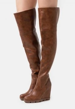 Comprar 👏 Anna Field Botas De Tacón - Cognac, Mujer ❤️