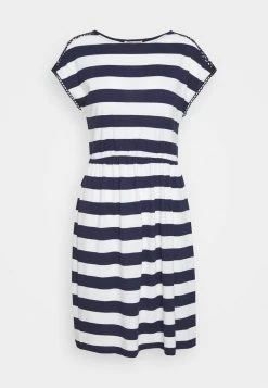 Venta express 👏 Anna Field Vestido Ligero - Evening Blue/white, Mujer ❤️ -Tienda barata Anna Field 95bfc2d19579465189fa80f70954a934