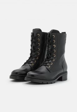 Presupuesto ⌛ Anna Field LEATHER - Botines Con Cordones - Black, Mujer ✔️ -Tienda barata Anna Field 9670c76c83234ed5a0d69809a3e2c93c