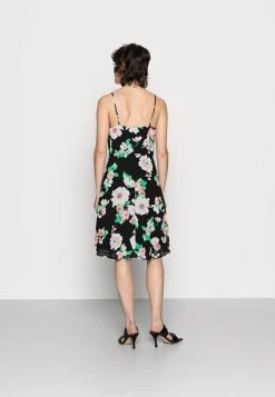 Toma de corriente 🤩 Anna Field STRAPPA FIT AND FLARE - Vestido Informal - Black/pink, Mujer 🛒 -Tienda barata Anna Field 978041ea2af54865b517b0df7272e397