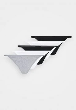 Lo mas barato 😍 Anna Field 5 PACK - Tanga - Grey/black, Mujer ✨