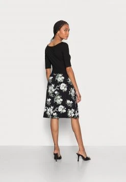 Cupón 💯 Anna Field BOAT NECK PRINT DRESS WITH SOLID SKIRT - Vestido Ligero - Black, Mujer 🎉 -Tienda barata Anna Field 9a53f68303d64a4a921881e640ff1053