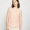 Lo mas barato 👍 Anna Field Sleeveless Blouse With Gathers - Blusa - Pink, Mujer 🌟