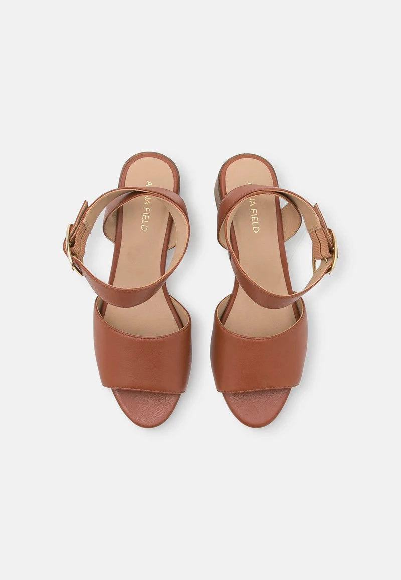 Mejor trato ⌛ Anna Field LEATHER - 🌟 Sandalias - Cognac, Mujer 😍 6 Mejor trato ⌛ Anna Field LEATHER - 🌟 Sandalias - Cognac, Mujer 😍 - Imagen 4