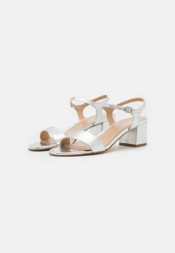 Comprar 👏 Anna Field LEATHER - Sandalias - Silver, Mujer ✨ -Tienda barata Anna Field 9c436f03a66a45fdae91f75d4b462efa