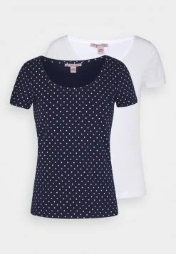 Lo mas barato 👏 Anna Field 2ER PACK - Camiseta Estampada - Navy/white, Mujer ⌛