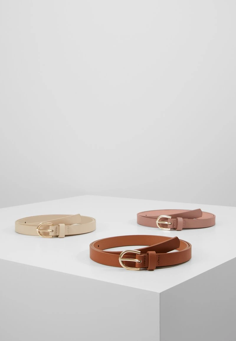 mejor venta 🔔 Anna Field 3 PACK - Cinturón - Cognac/rose/beige, Mujer ✔️ 3 mejor venta 🔔 Anna Field 3 PACK - Cinturón - Cognac/rose/beige, Mujer ✔️