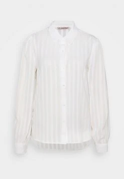 Gran venta 🧨 Anna Field Semi Sheer Blouse - Camisa - White, Mujer ❤️ -Tienda barata Anna Field 9f28d745fa7f4bf797be55f231d35bfa