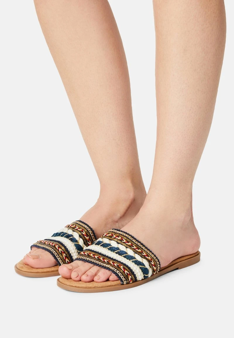 Comprar ⭐ Anna Field 🧨 Sandalias Planas - Dark Blue, Mujer ⭐ 3 Comprar ⭐ Anna Field 🧨 Sandalias Planas - Dark Blue, Mujer ⭐