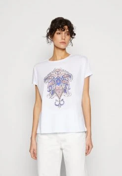 Para estrenar ✨ Anna Field Camiseta Estampada - White, Mujer 😀
