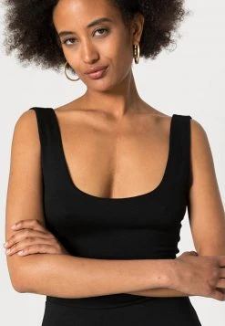 Lo mas barato 🎁 Anna Field WIDE STRAP FIT MIDI DRESS - Vestido Ligero - Black, Mujer 💯 -Tienda barata Anna Field a245b5f1b1d64bac91da7330bff4ba35