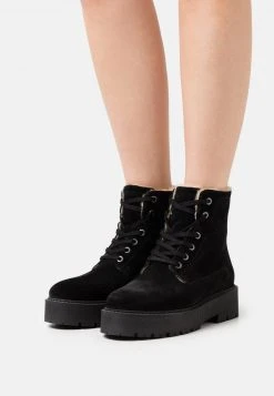 ofertas ⌛ Anna Field LEATHER - Botas Para La Nieve - Black, Mujer 🧨