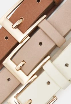 mejor venta 🔔 Anna Field 3 PACK - Cinturón - Cognac/off-white, Mujer ⌛ -Tienda barata Anna Field aa67a63a6db748f3b7a090d2a0a33add