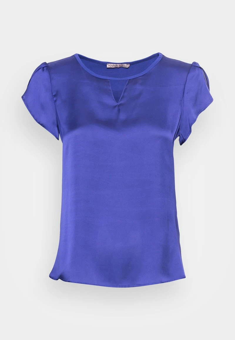 Nuevo 👍 Anna Field Camiseta Básica - Dark Blue, Mujer ✨ 6 Nuevo 👍 Anna Field Camiseta Básica - Dark Blue, Mujer ✨ - Imagen 4