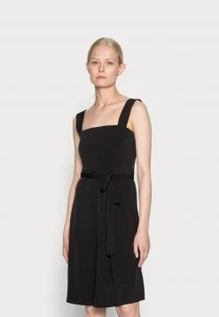 ofertas ⌛ Anna Field WIDE STRAP BASIC MIDI DRESS - Vestido Informal - Black, Mujer ⭐