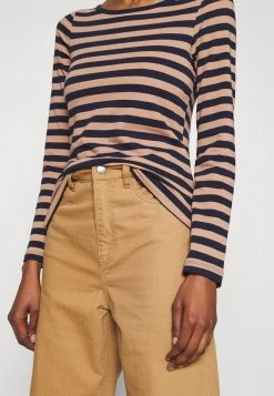 Cupón 🧨 Anna Field Camiseta De Manga Larga - Camel/dark Blue, Mujer ❤️ -Tienda barata Anna Field aba7e4cb7ba84c1496b3e9f818c7a910