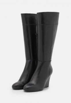mejor venta ⭐ Anna Field LEATHER - Botas De Cuña - Black, Mujer 🥰 -Tienda barata Anna Field ad4a9c85b8a241a5b4cd5221ca1f3829