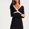 Nuevo ✔️ Anna Field HEIDI LONG SLEEVES VISCOSE NIGHTDRESS - Camisón - Black, Mujer 🤩