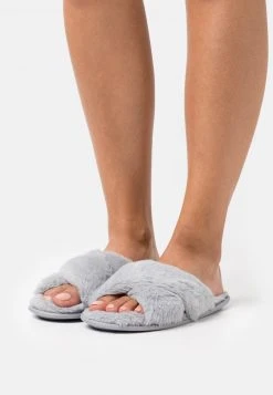 mejor venta 🔥 Anna Field Pantuflas - Grey, Mujer ✔️