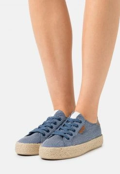 mejor venta ❤️ Anna Field Zapatos Con Cordones - Blue, Mujer 💯