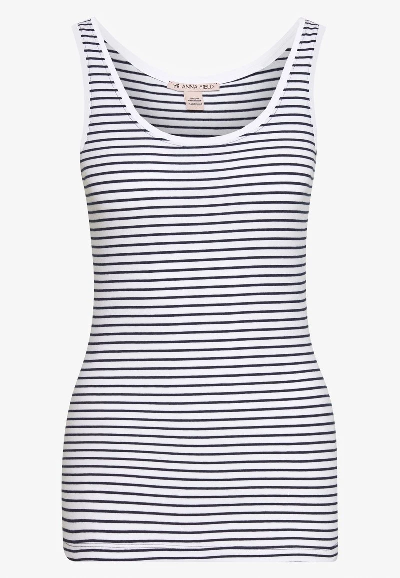 Mejor precio 😍 Anna Field 2 PACK - Top - White Base/navy/white, Mujer ❤️ 4 Mejor precio 😍 Anna Field 2 PACK - Top - White Base/navy/white, Mujer ❤️ - Imagen 2