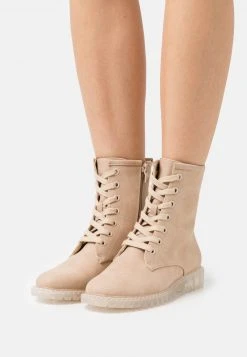 Promoción 😍 Anna Field Botines Con Cordones - Beige, Mujer ⭐